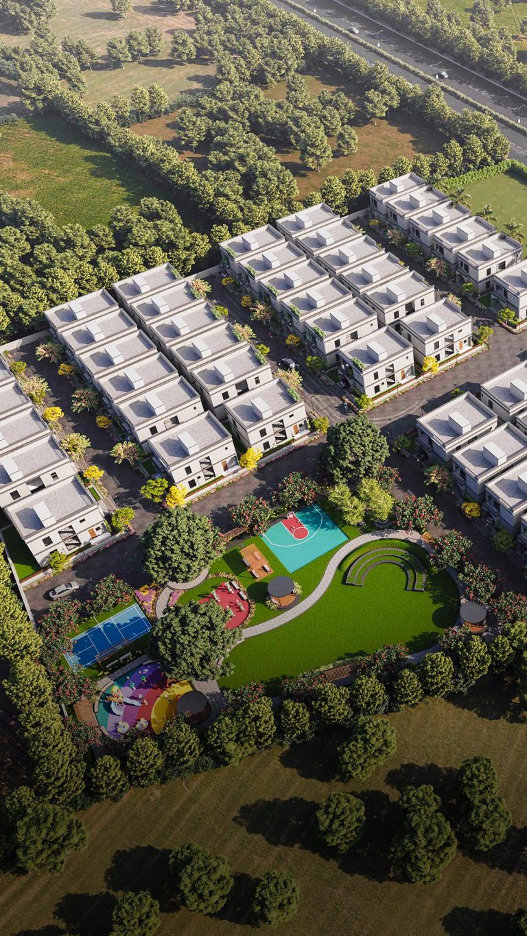 Only 53 villas, all east/west facing for Vaastu-Compliance