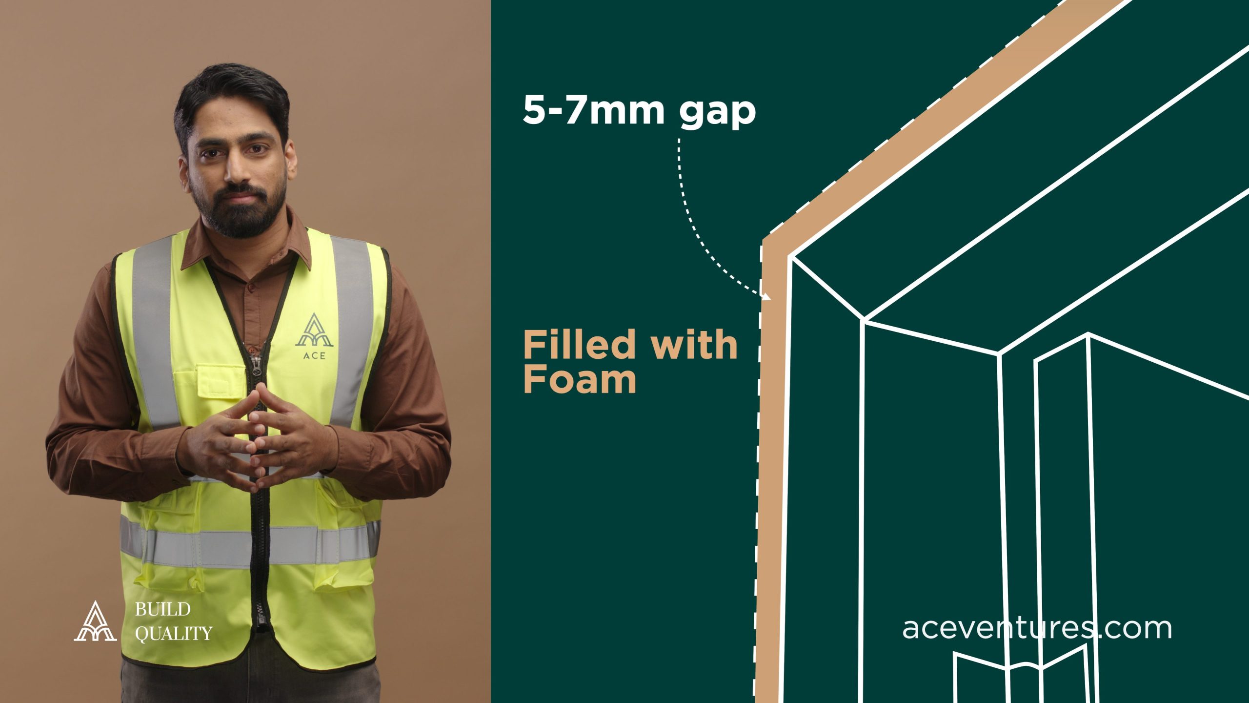 No more gaps or cracks: how we seal doors and windows to keep your walls clean